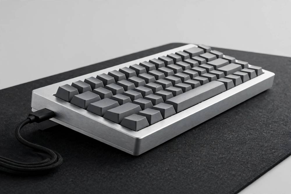 Premium aluminum mechanical keyboard — illustrative photo