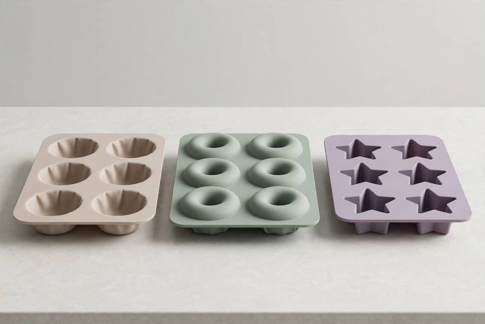 Silicone baking molds — illustrative photo